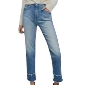 AG- Adriano Goldschmied The Isabelle High Rise Straight Crop Jeans 27